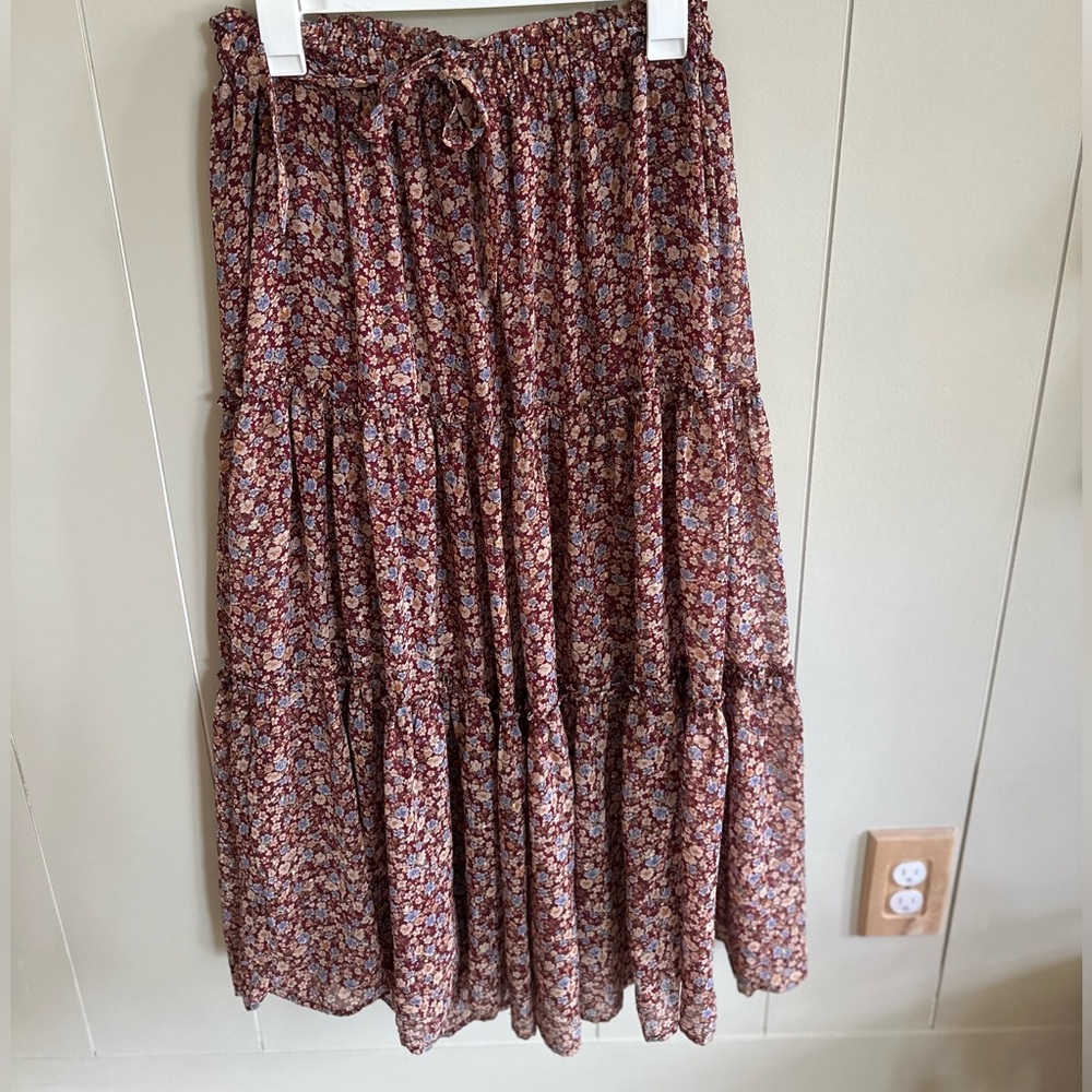 Floral Maxi Skirt